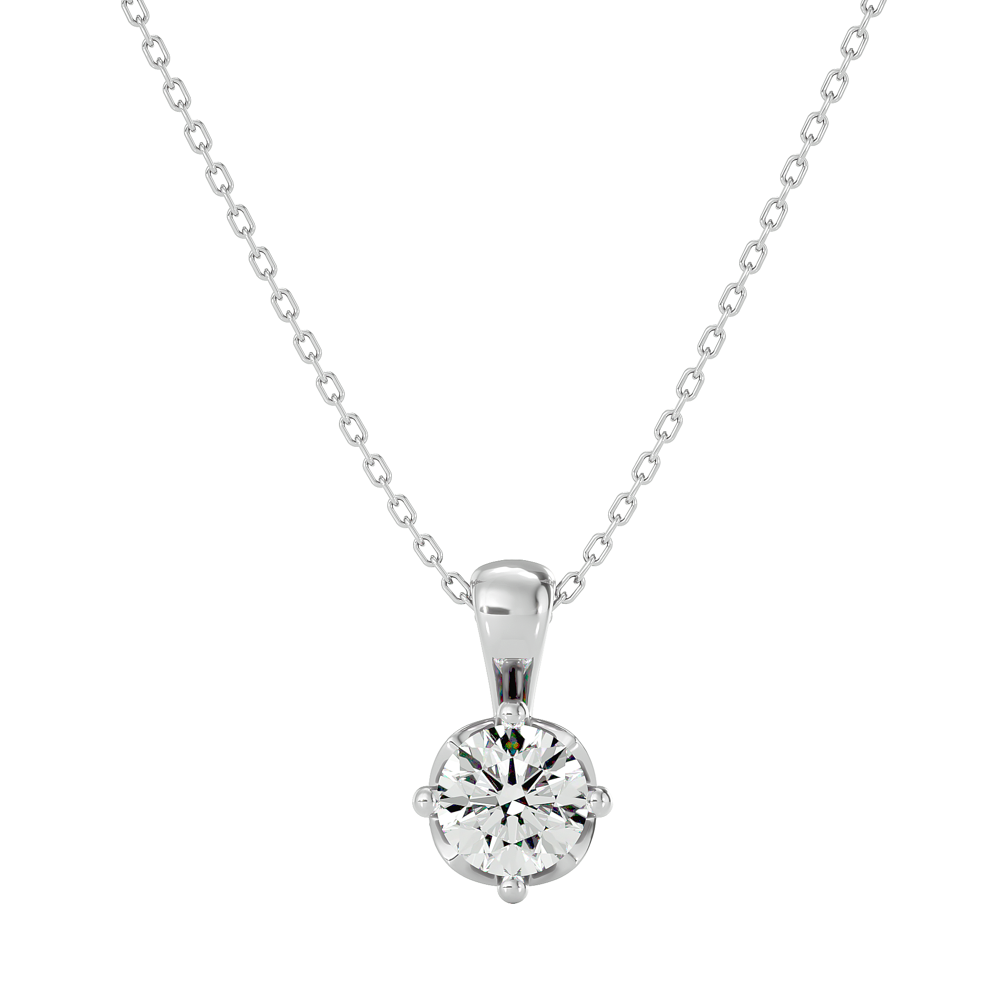 Stellar Gaze Pendant - 1 ct round
