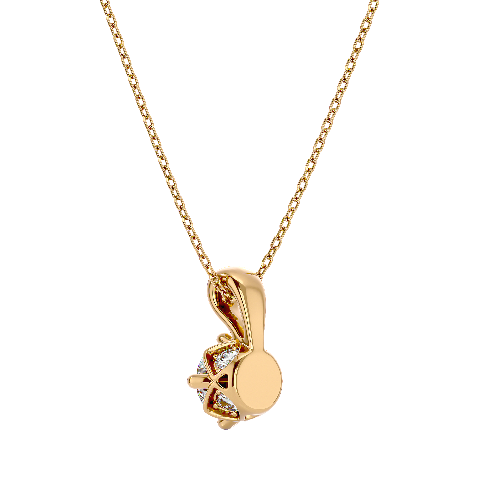 Stellar Gaze Pendant - 1 ct round