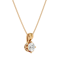 Stellar Gaze Pendant - 1 ct round
