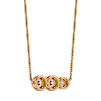 Trio Link Necklace