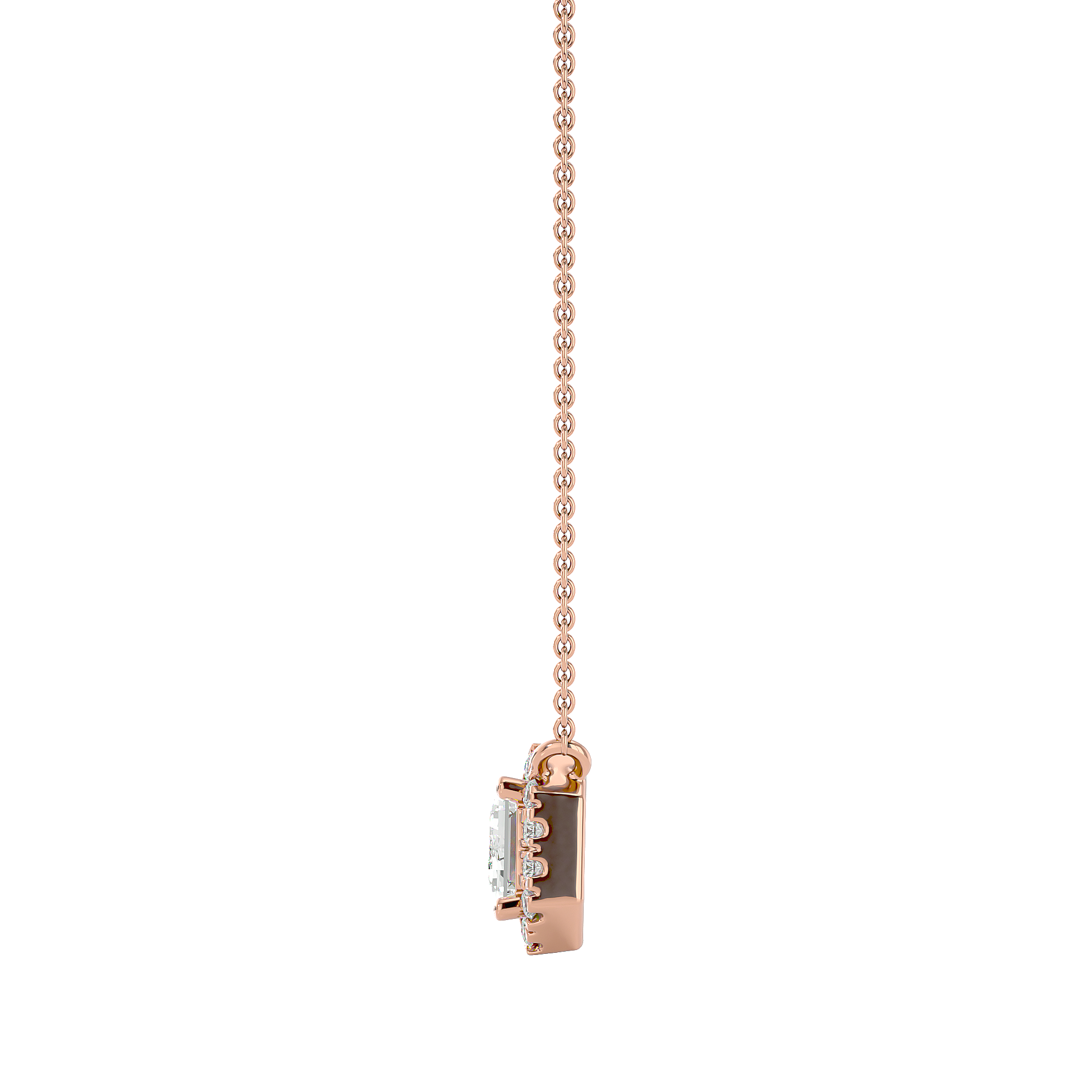 Celestial Halo Pendant - 1 ct emerald
