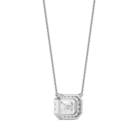 Celestial Halo Pendant - 1 ct emerald