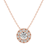 Celestial Core Pendant - 0.5ct round