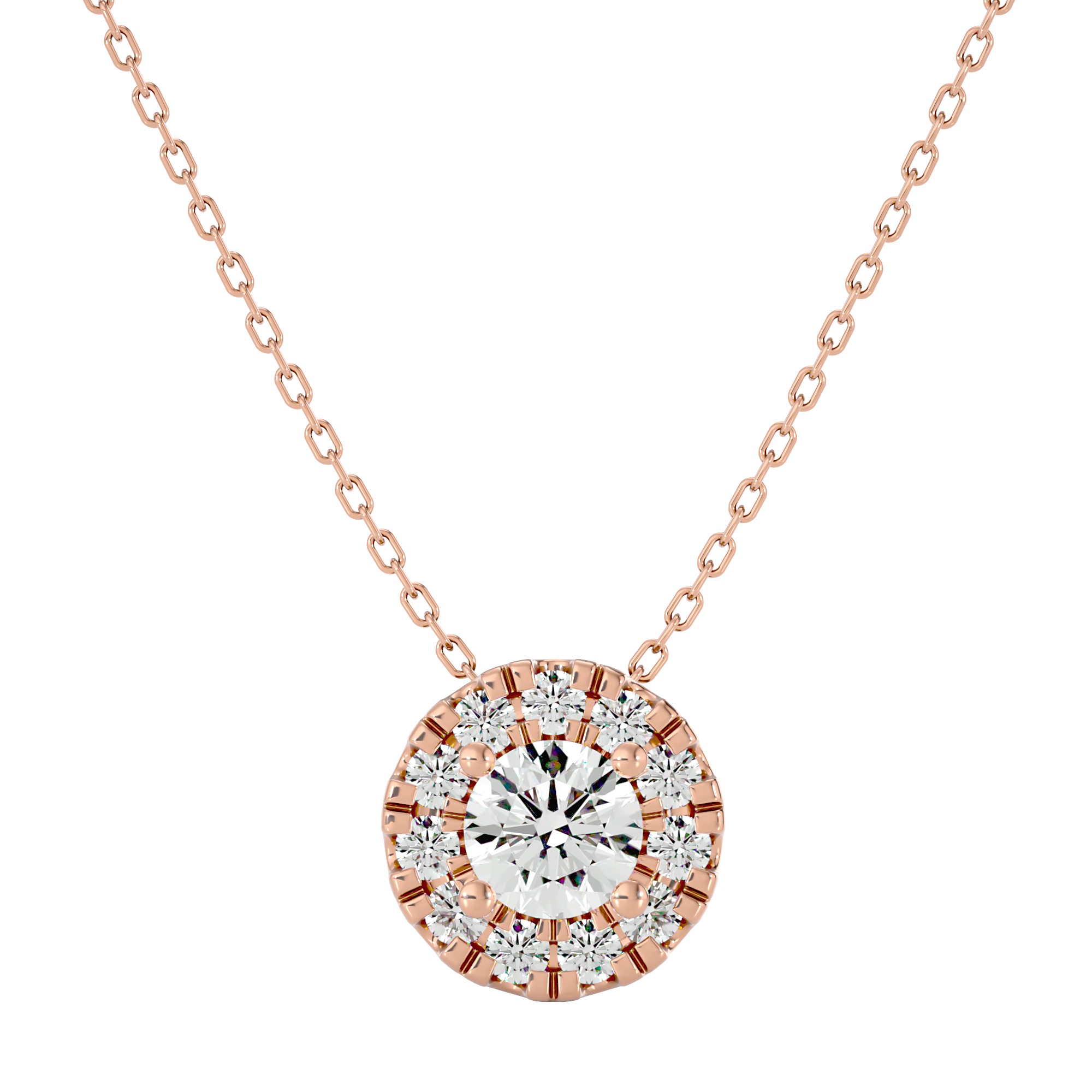 Celestial Core Pendant - 0.5ct round
