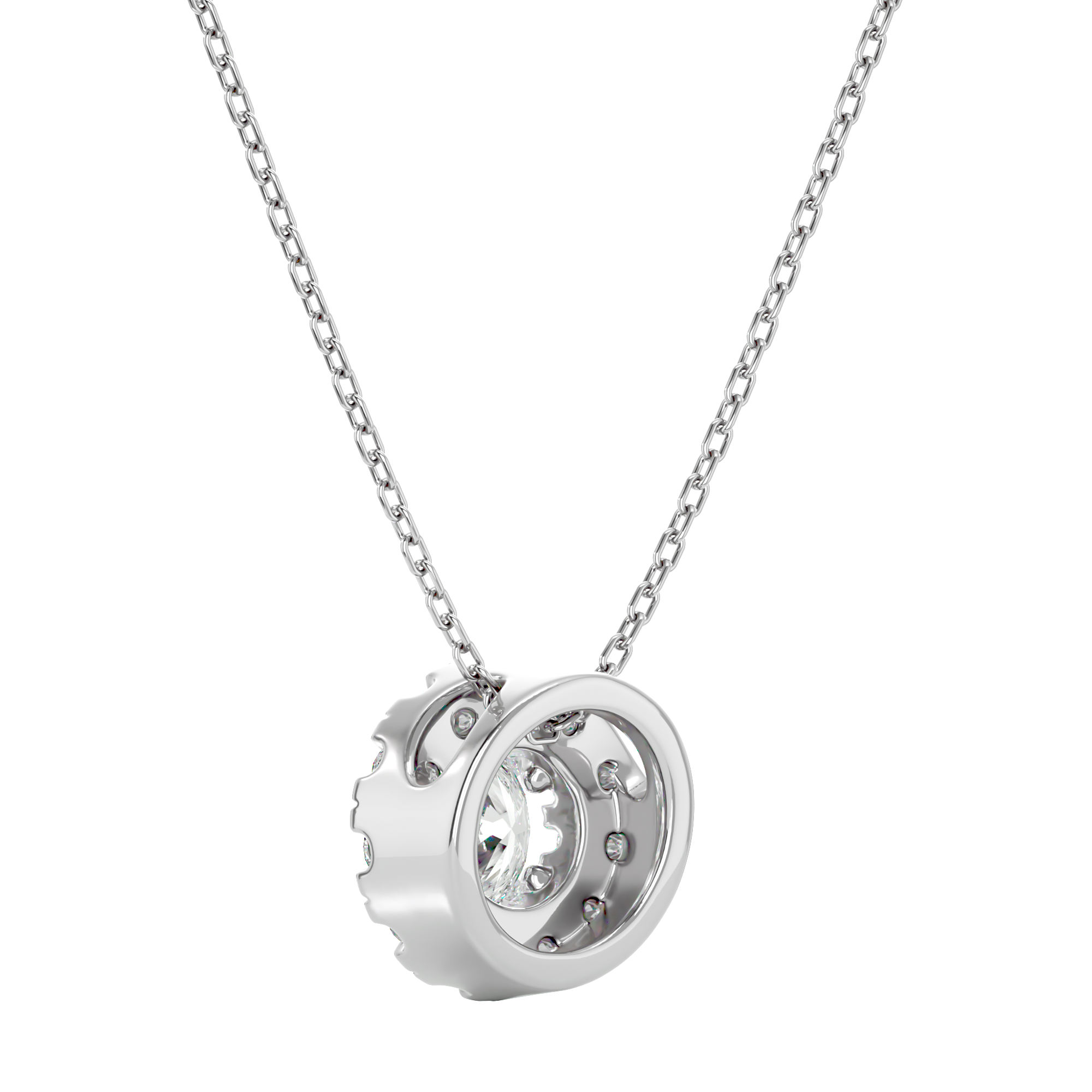 Celestial Core Pendant - 0.5ct round