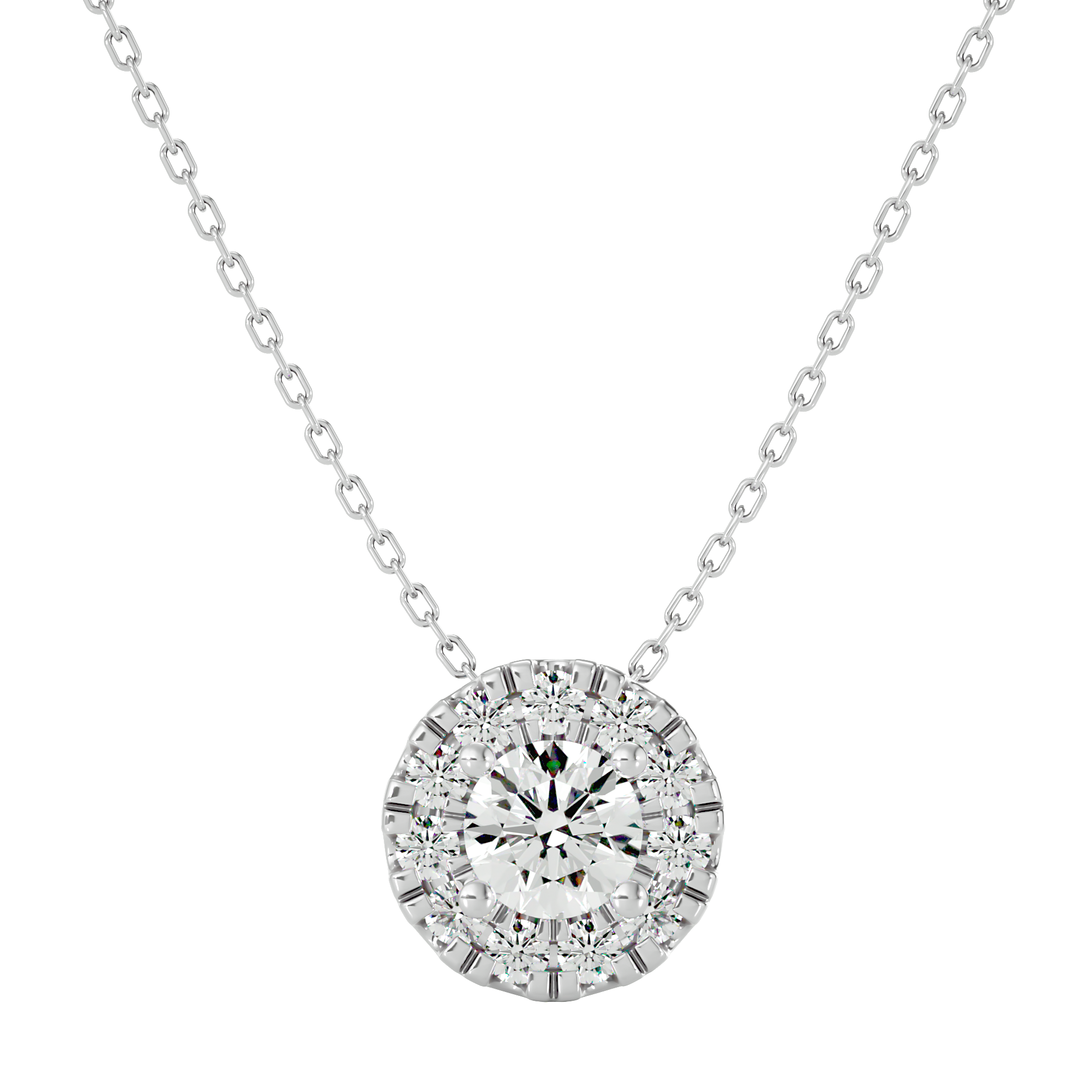 Celestial Core Pendant - 0.5ct round