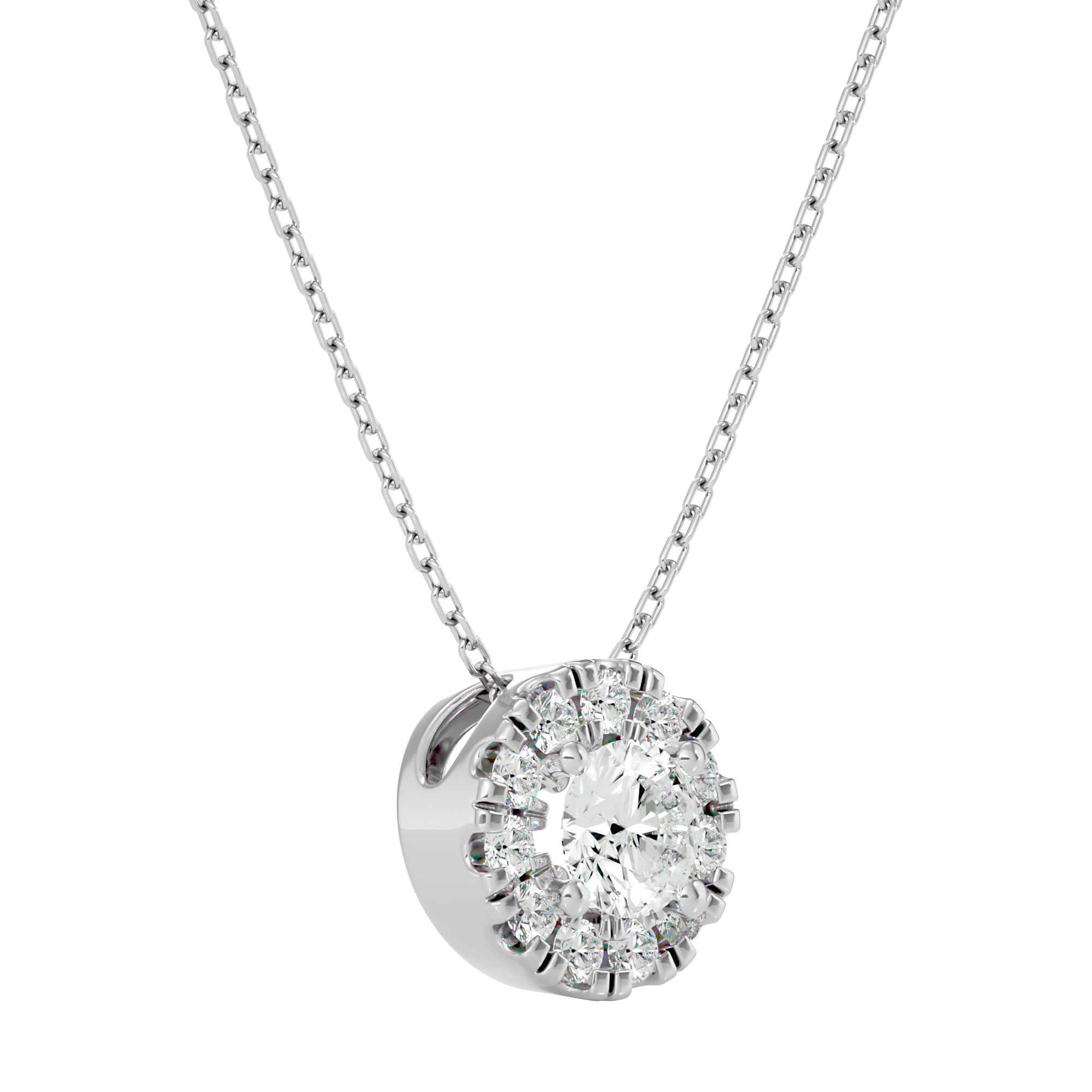 Celestial Core Pendant - 0.5ct round