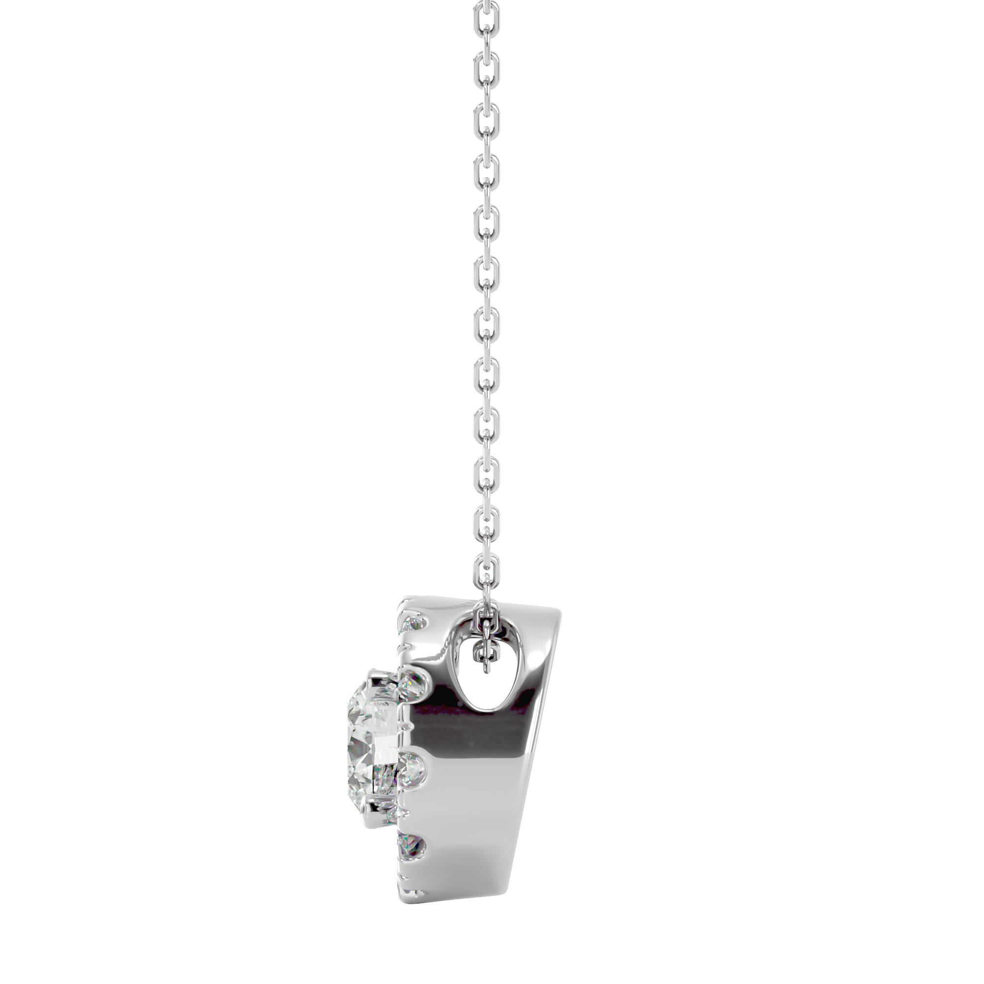 Celestial Core Pendant - 0.5ct round