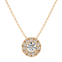 Celestial Core Pendant - 0.5ct round