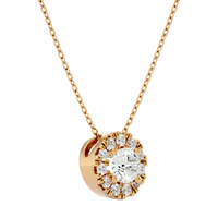 Celestial Core Pendant - 0.5ct round