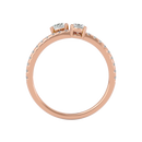 Twin Spark Elegance Ring