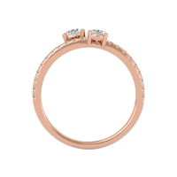 Twin Spark Elegance Ring