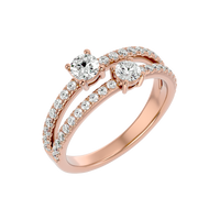 Twin Spark Elegance Ring
