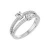 Twin Spark Elegance Ring