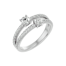 Twin Spark Elegance Ring
