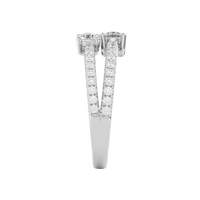 Twin Spark Elegance Ring