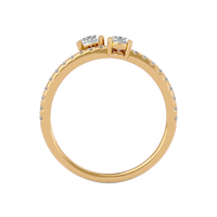 Twin Spark Elegance Ring