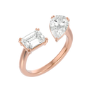 Sculpted Embrace Ring