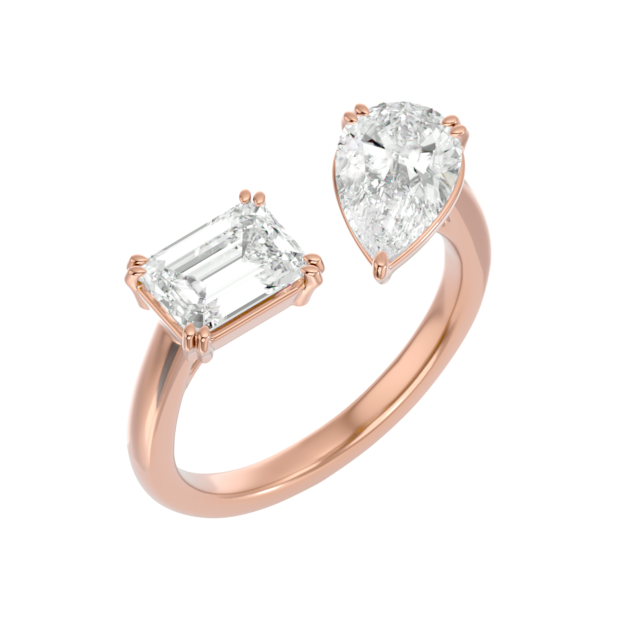 Sculpted Embrace Ring