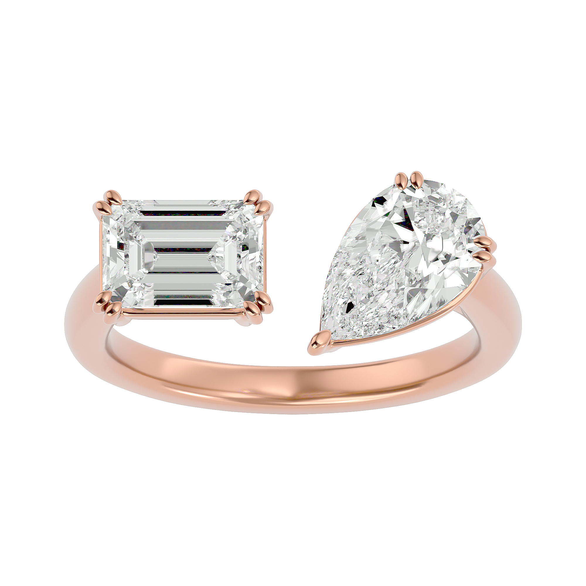 Sculpted Embrace Ring
