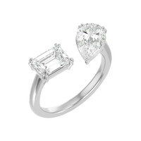 Sculpted Embrace Ring