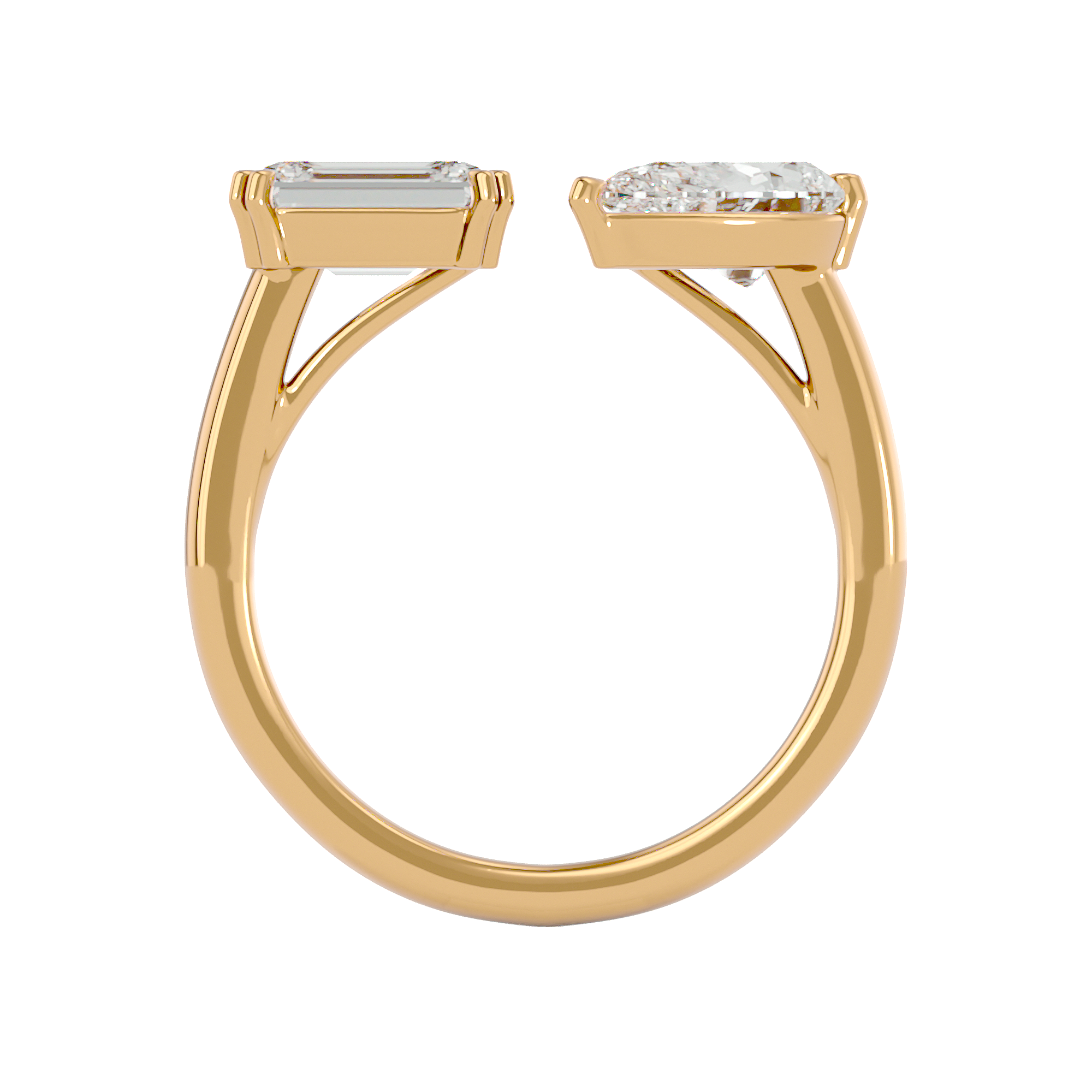 Sculpted Embrace Ring