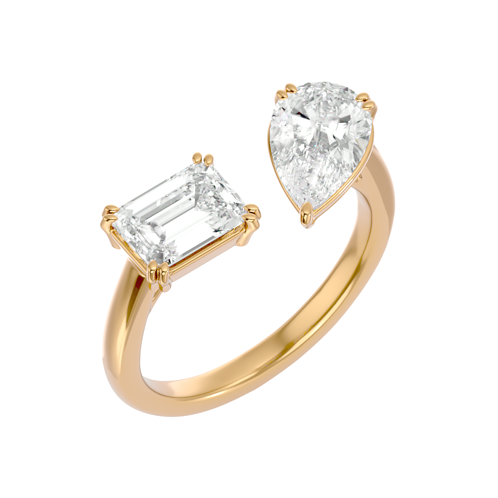 Sculpted Embrace Ring