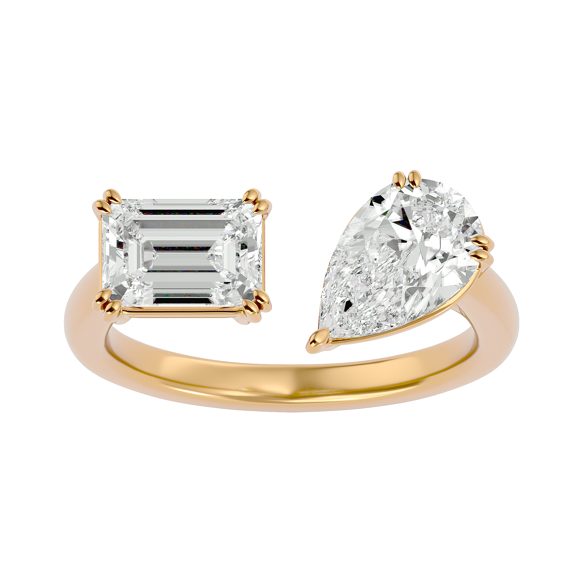 Sculpted Embrace Ring