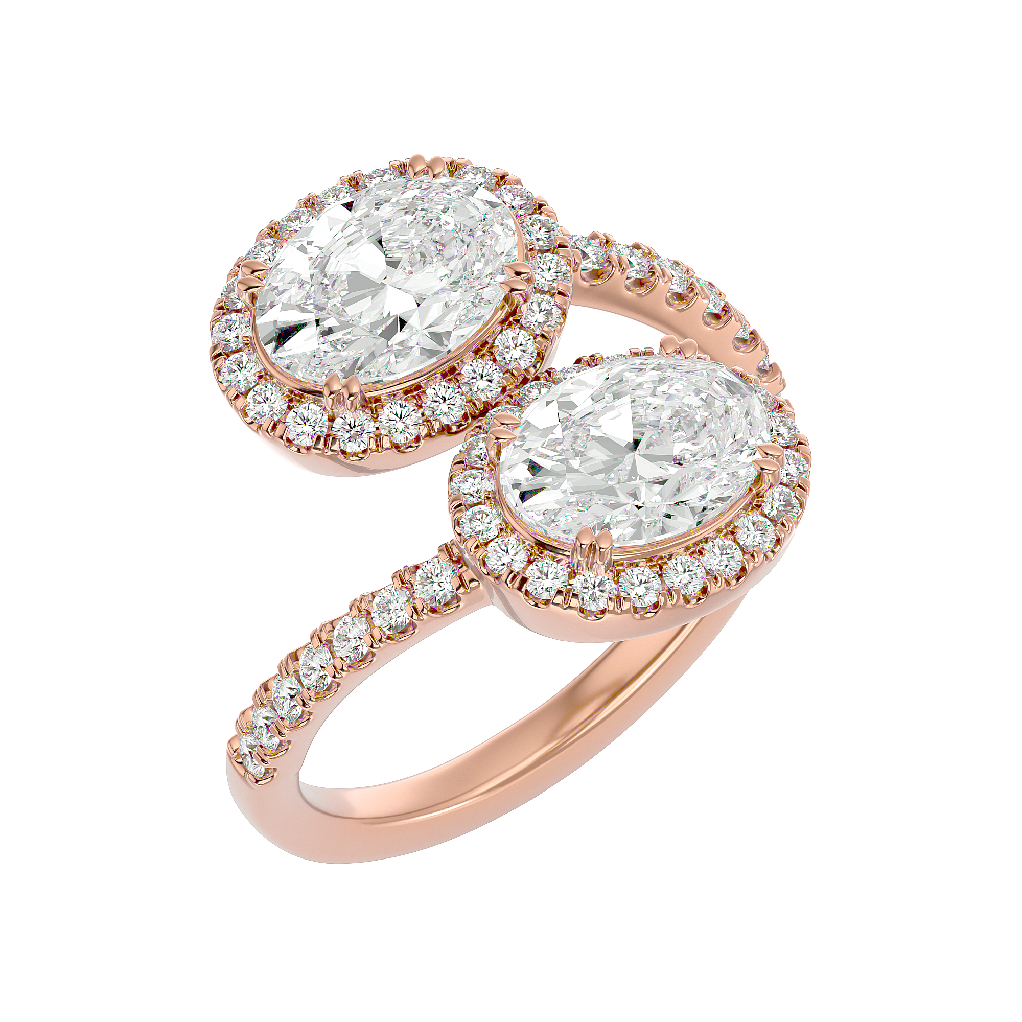 Double Halo Ring