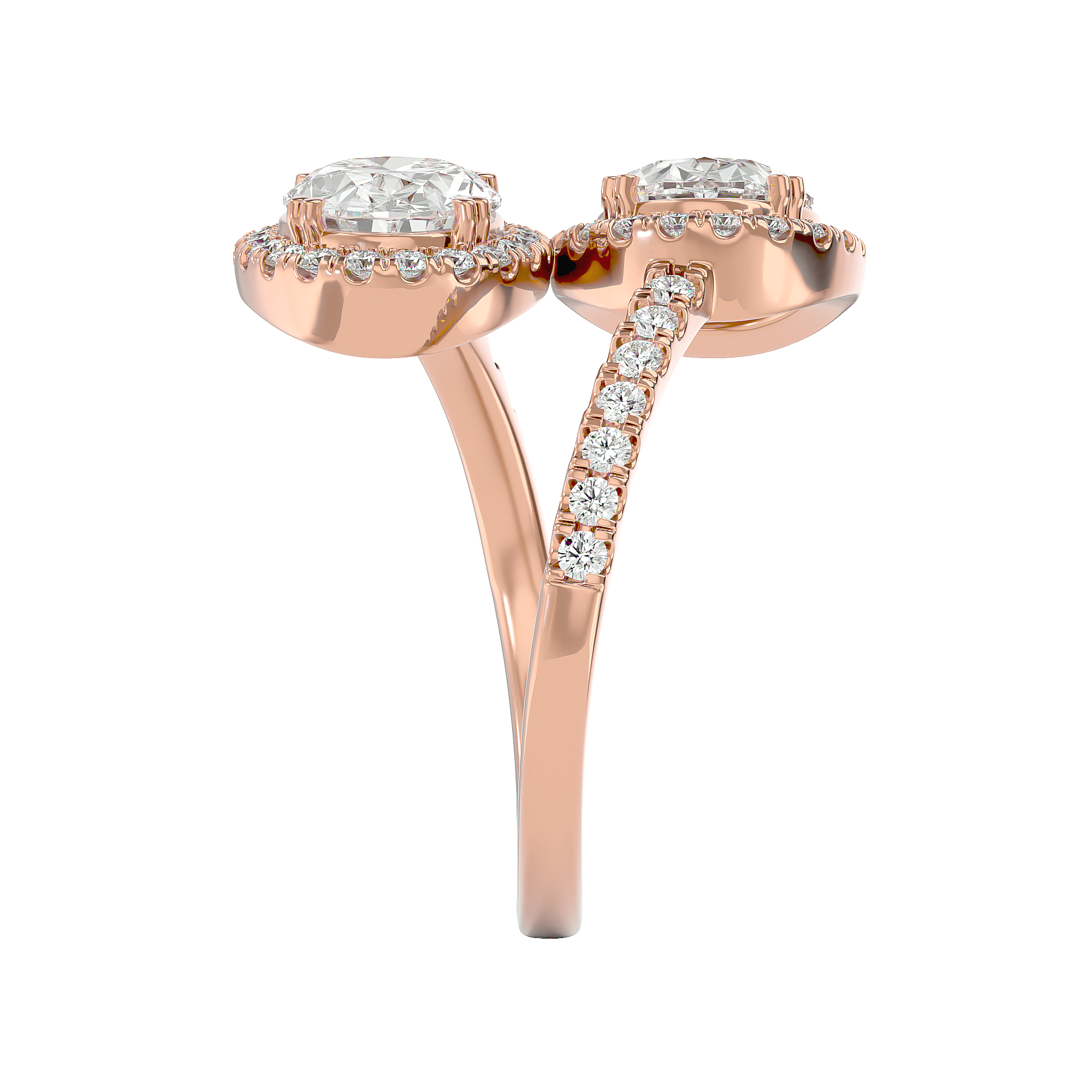 Double Halo Ring