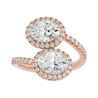 Double Halo Ring