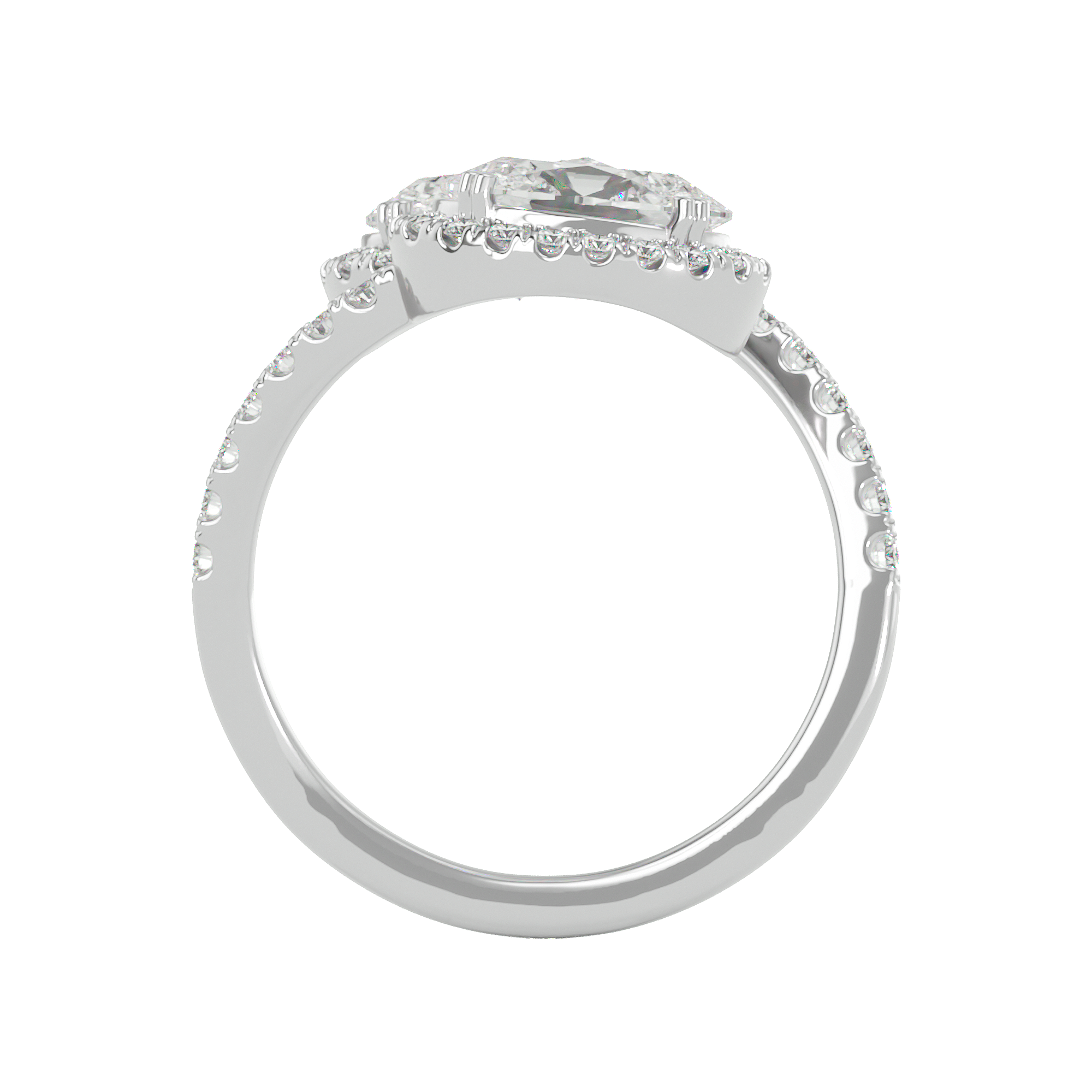 Double Halo Ring