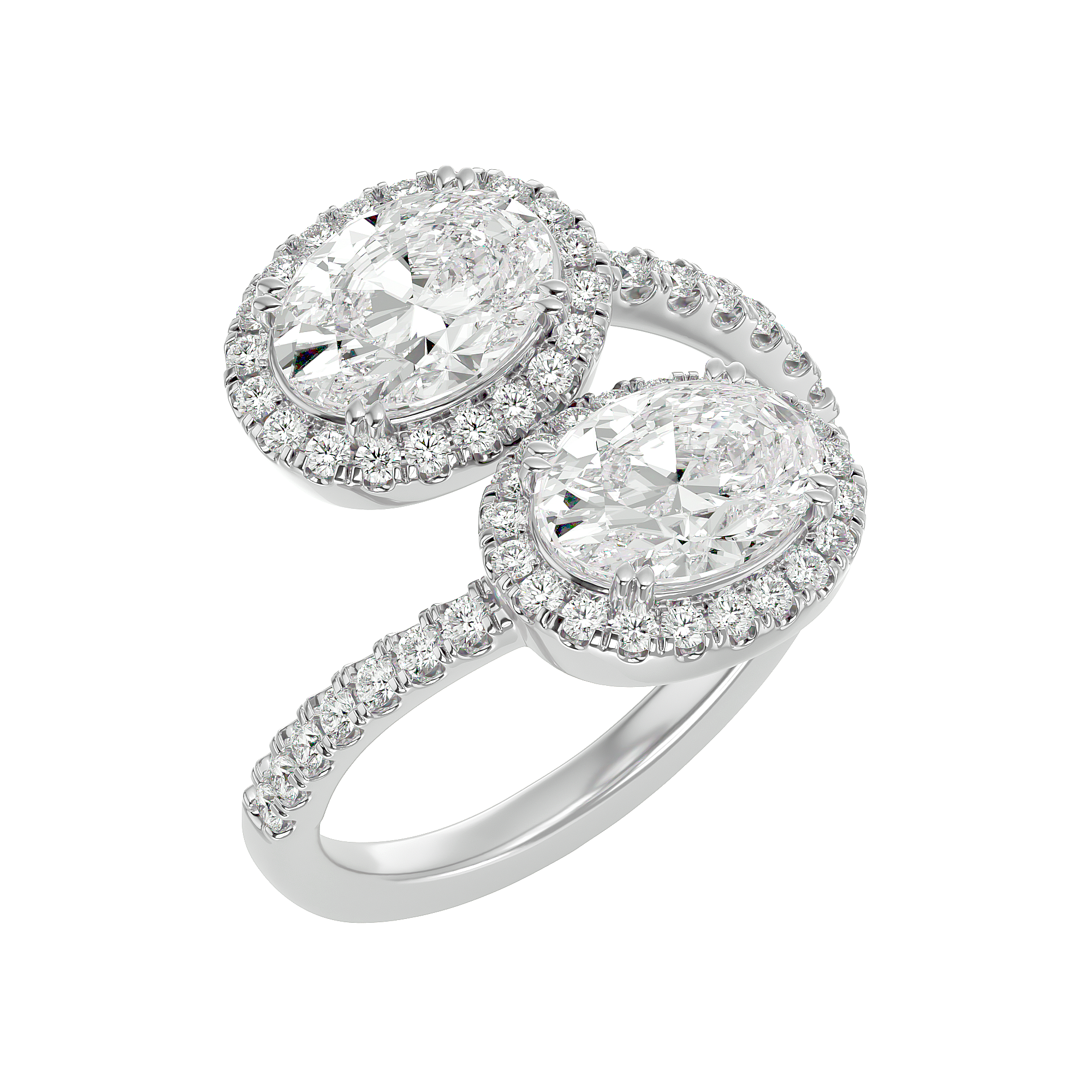 Double Halo Ring