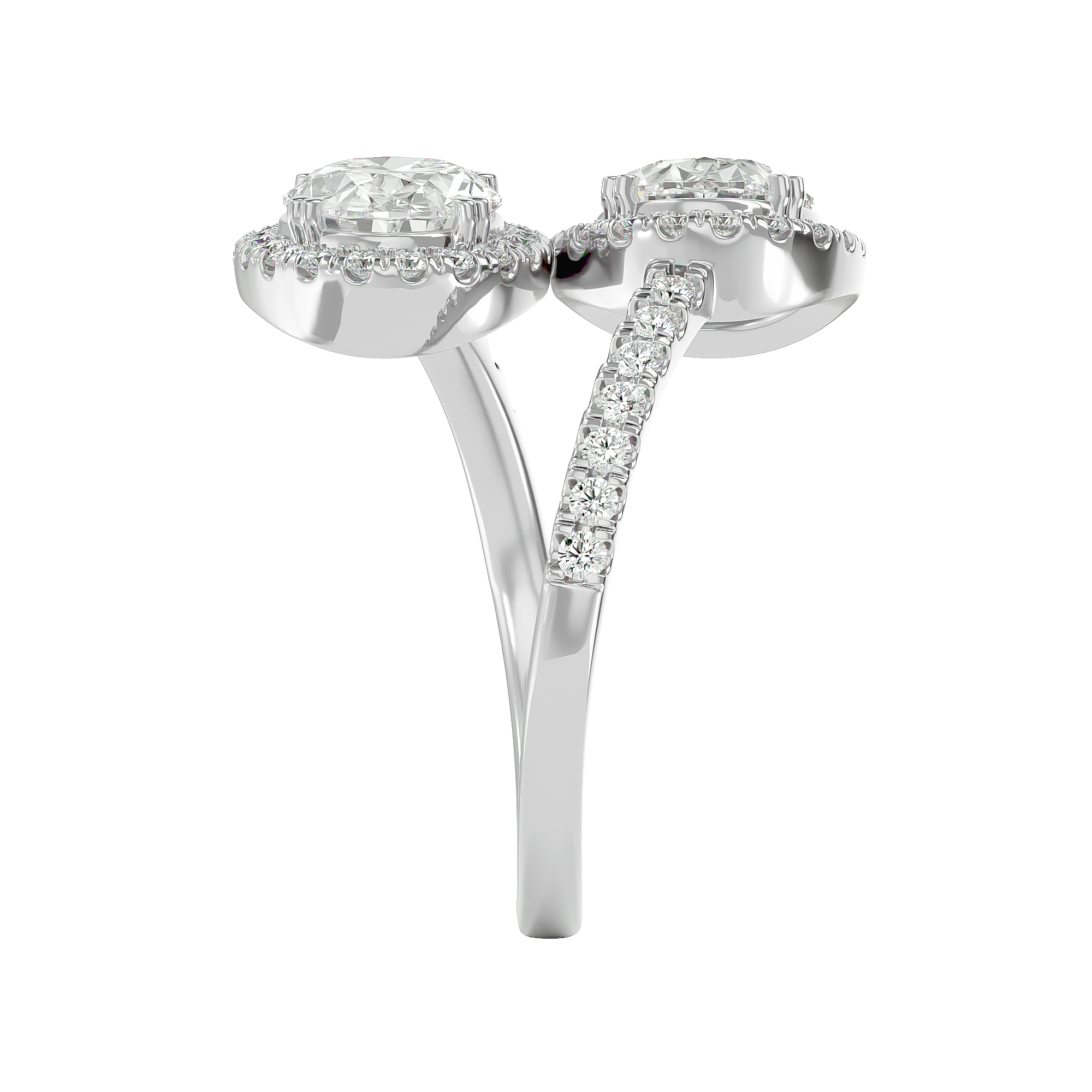 Double Halo Ring
