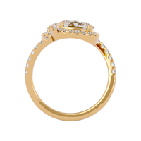 Double Halo Ring