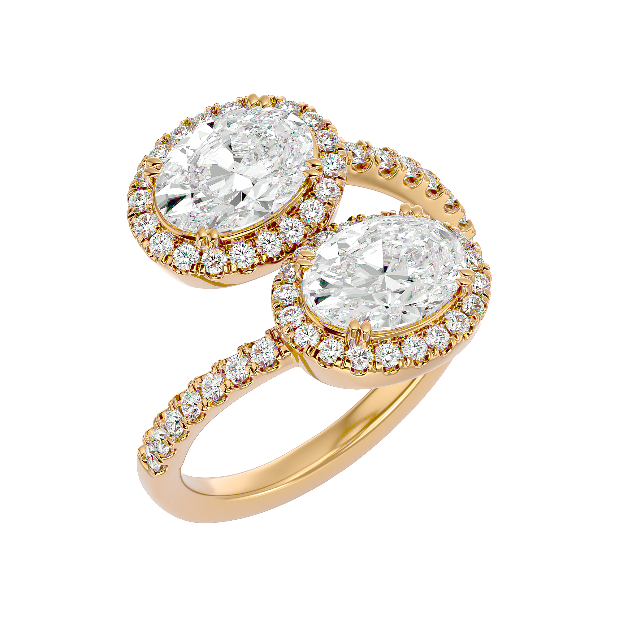 Double Halo Ring