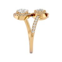 Double Halo Ring