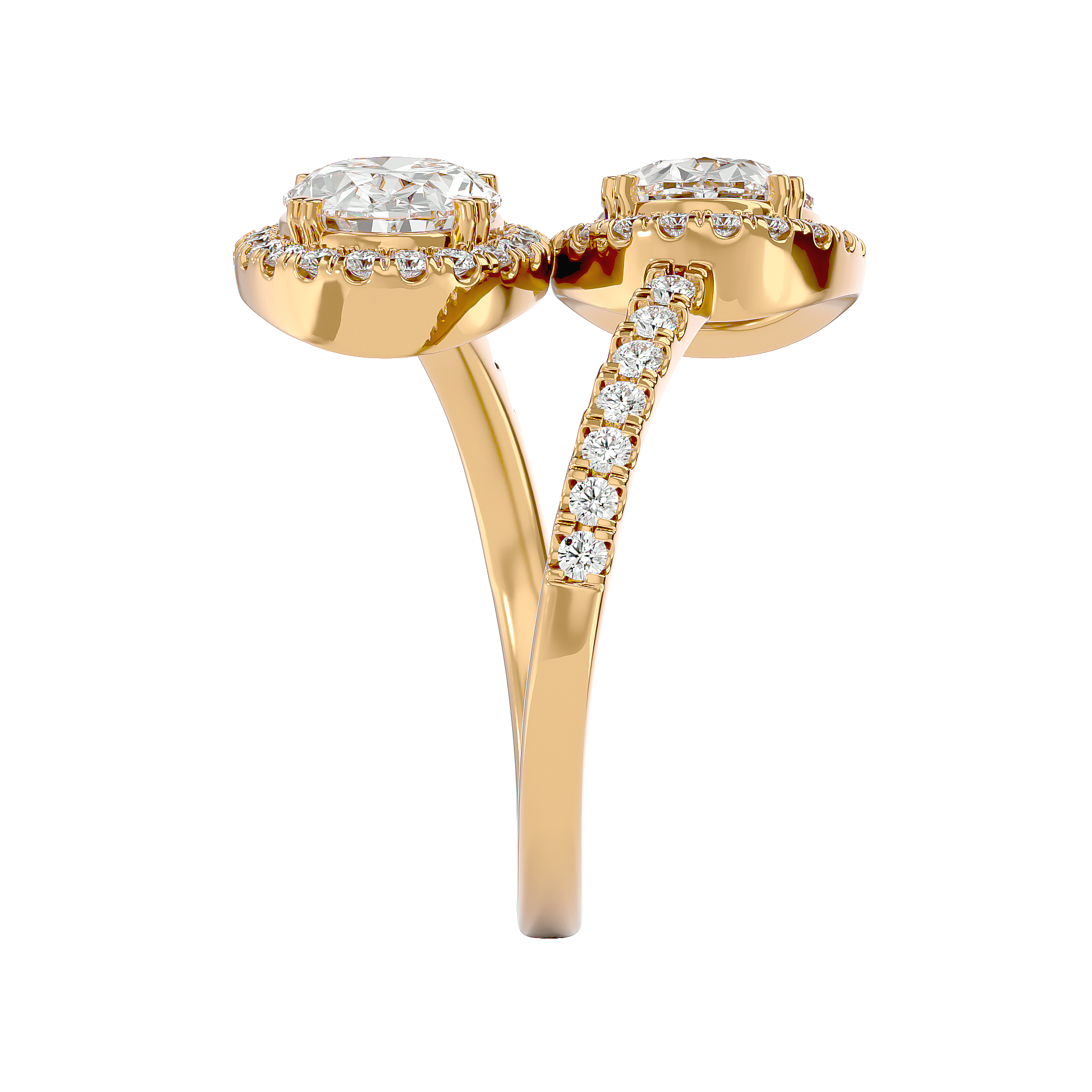 Double Halo Ring