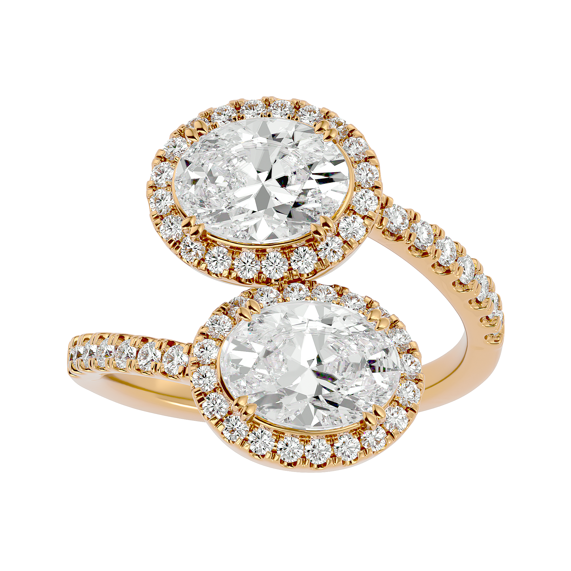 Double Halo Ring