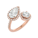 Cascade Duet Ring