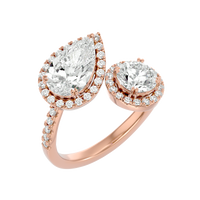 Cascade Duet Ring
