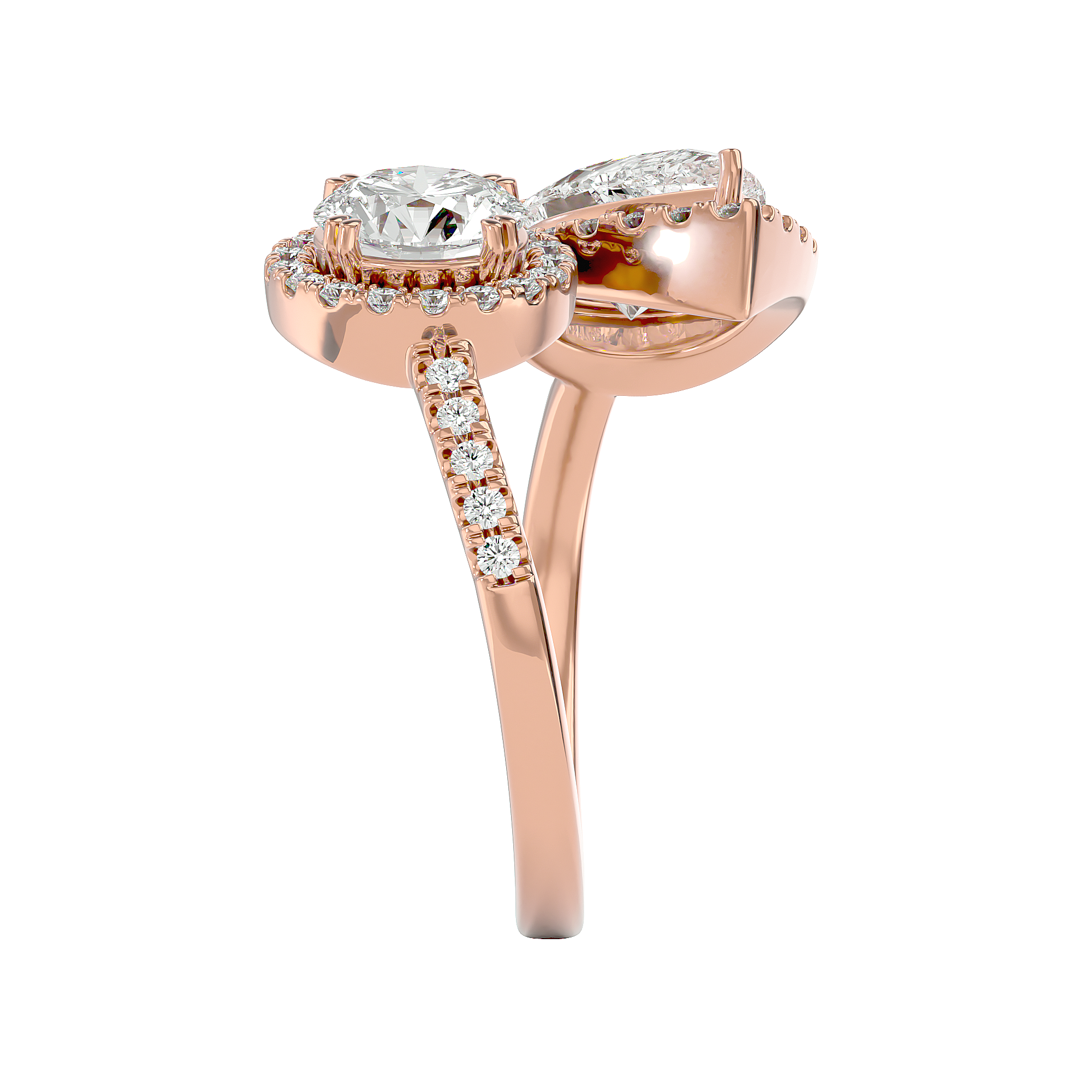 Cascade Duet Ring