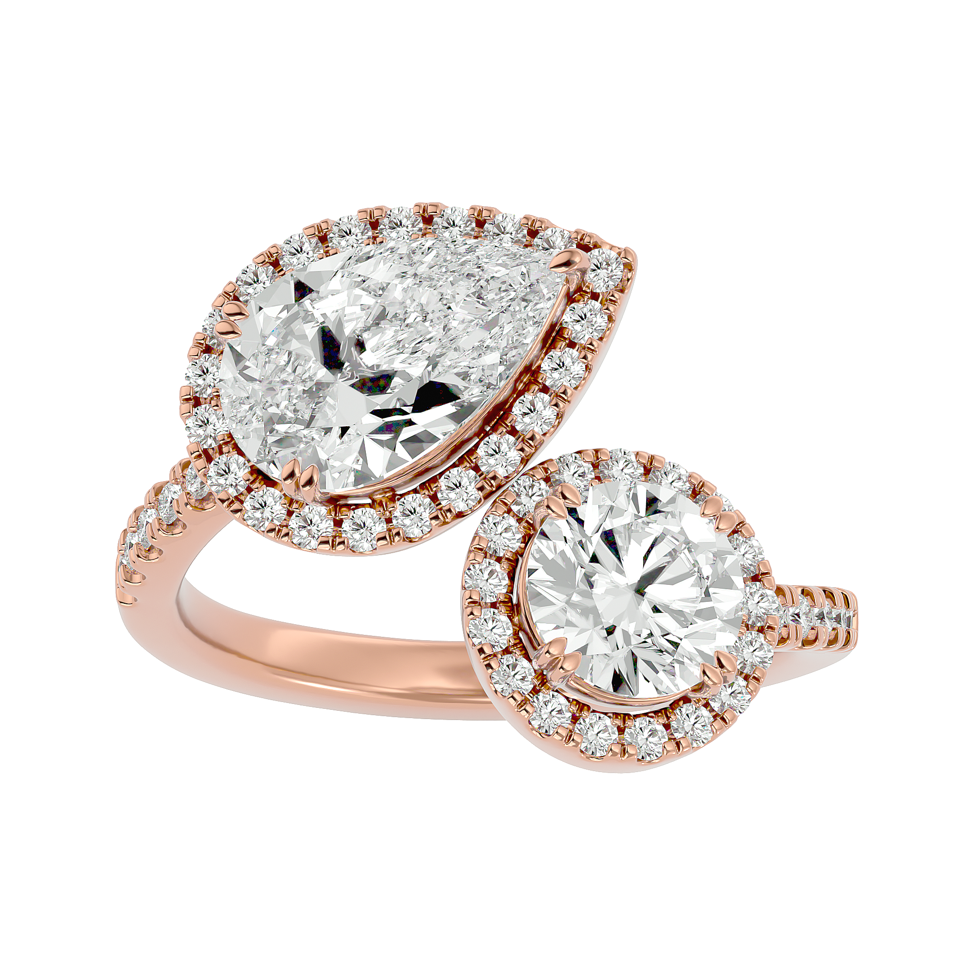 Cascade Duet Ring