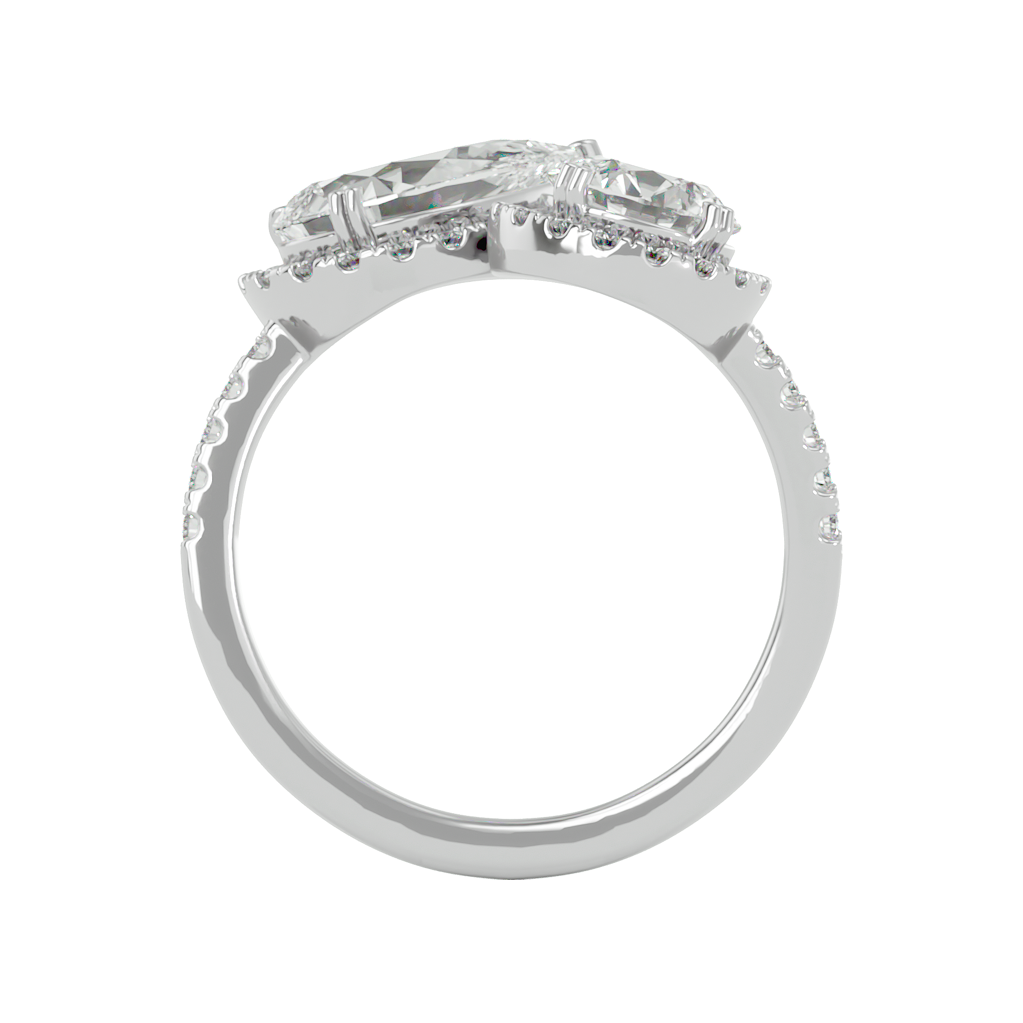 Cascade Duet Ring