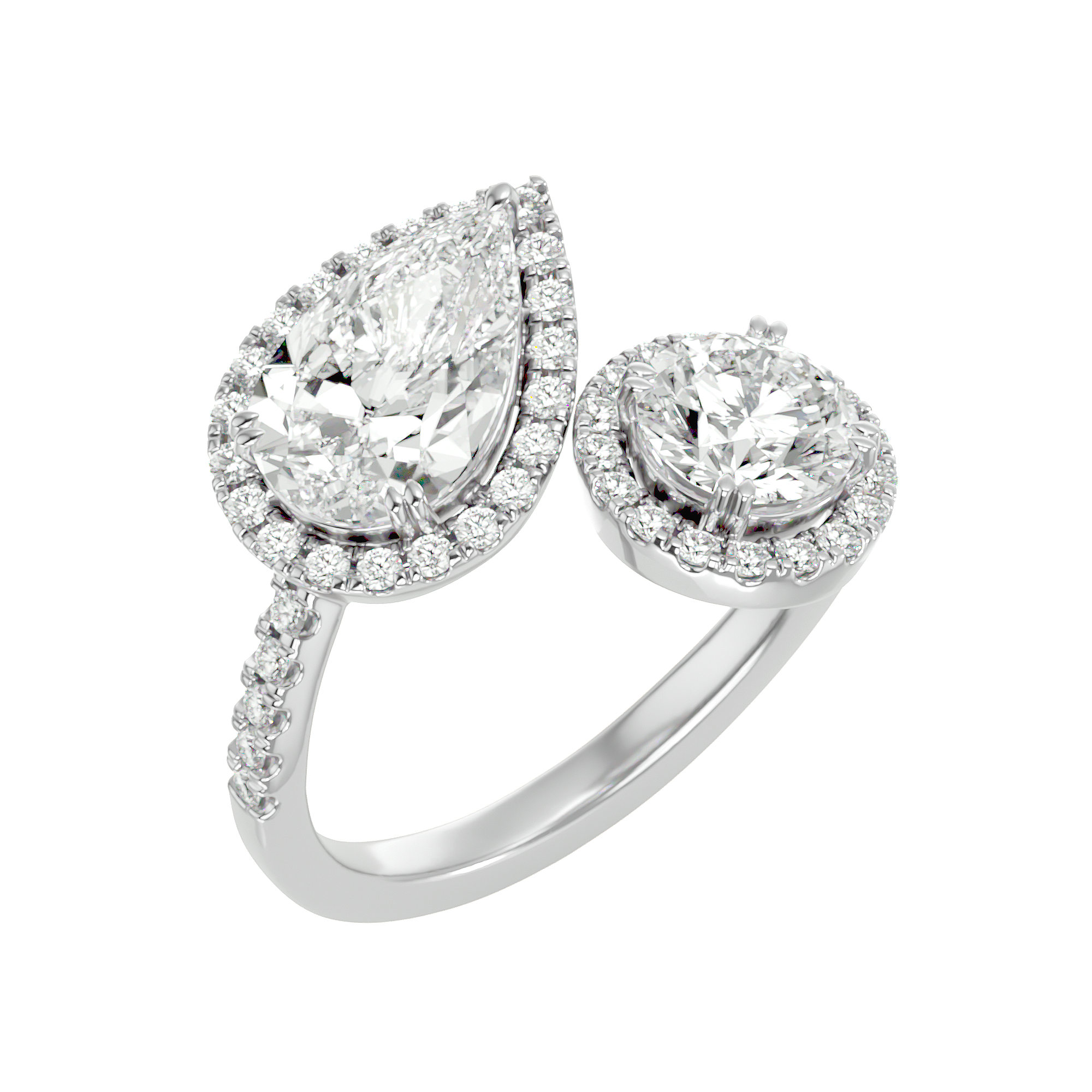 Cascade Duet Ring