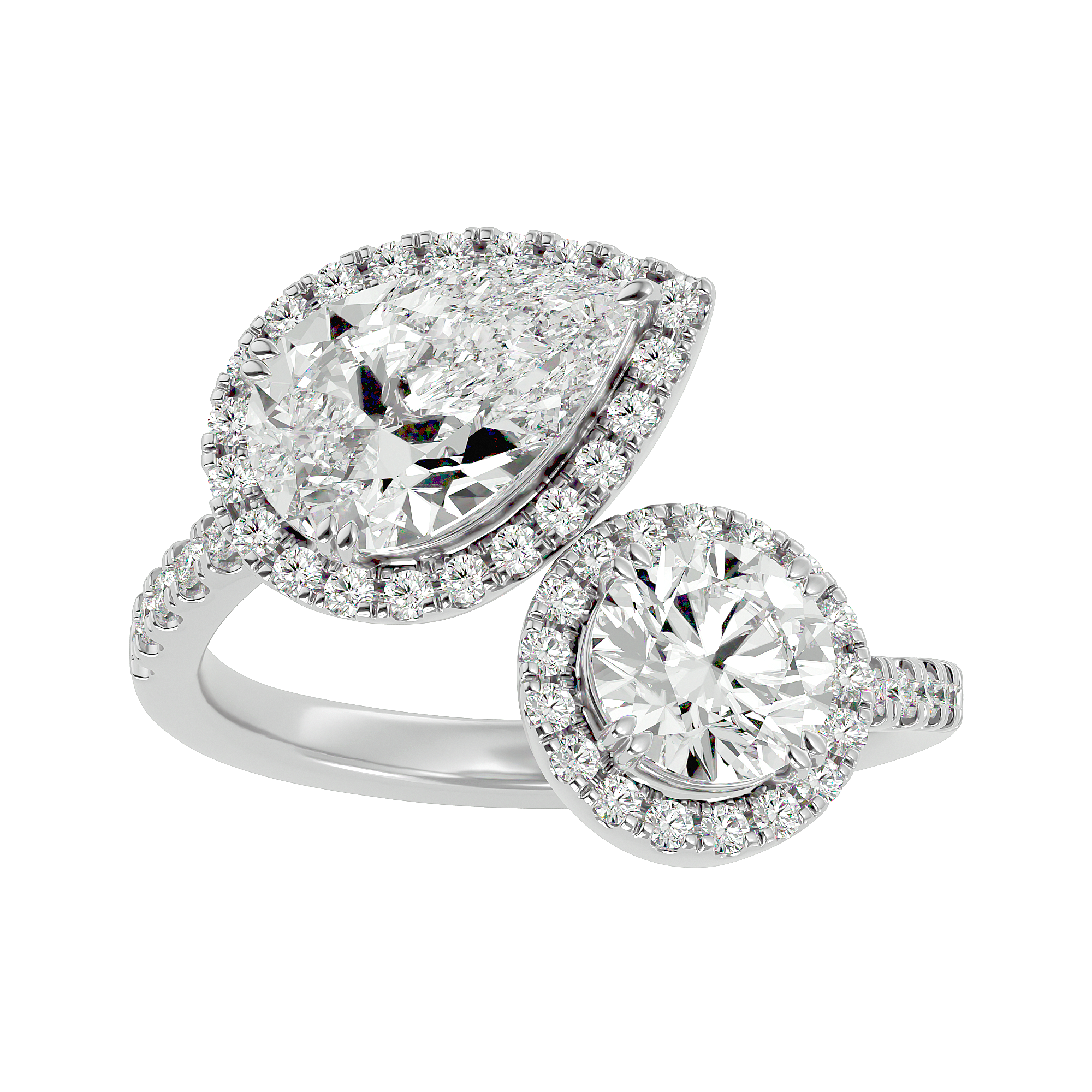 Cascade Duet Ring