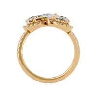 Cascade Duet Ring