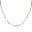 Eternal Hearts Tennis Necklace