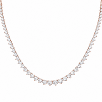 Eternal Hearts Tennis Necklace