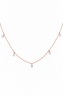 Celeste Trio Drop Diamond Necklace